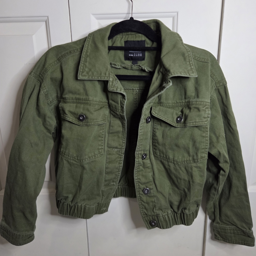 Cotton On Green Jean Jacket
